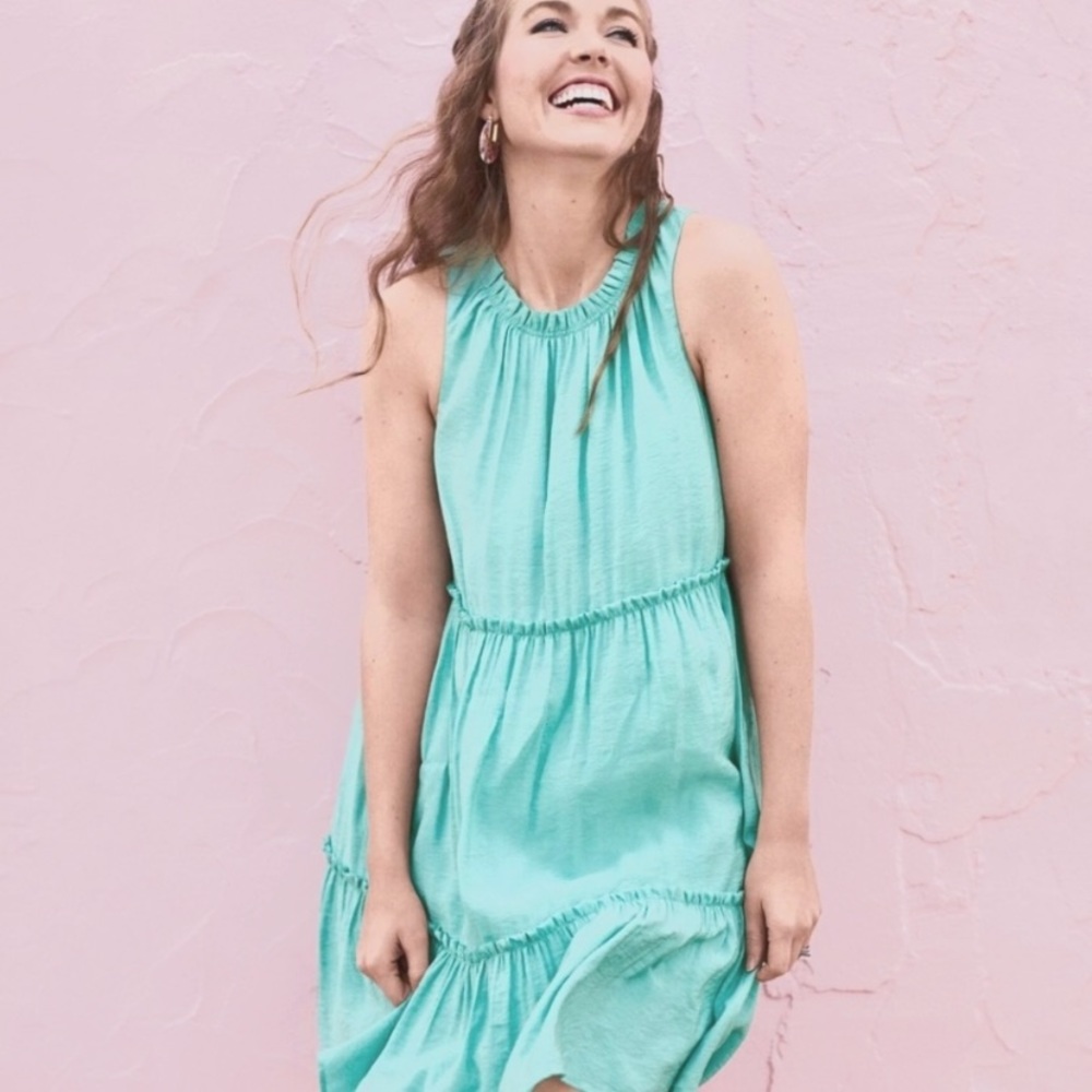 Loft three tiered dress size small